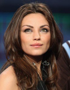 Mila Kunis visits MTV's TRL - April 15, 2008 Times Square NYC